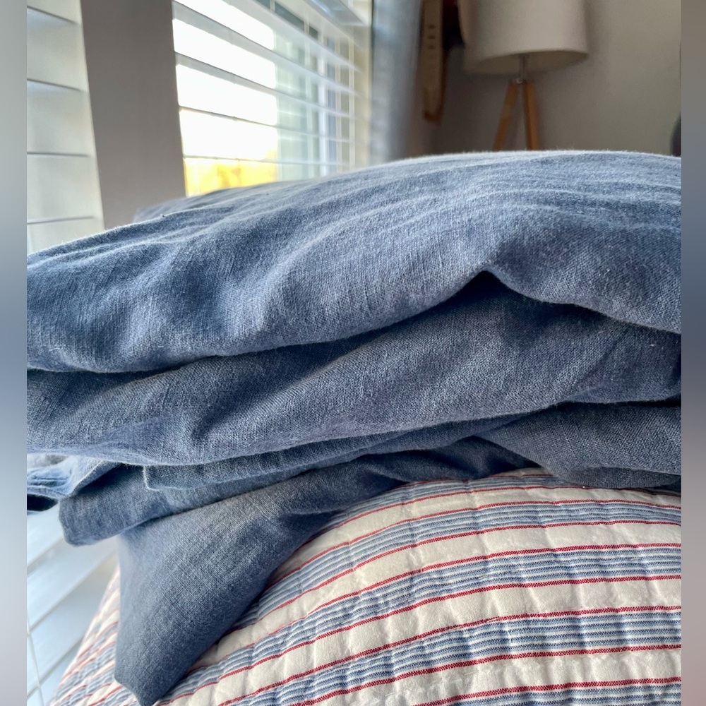 KING Duvet Cover - LINEN - and Duvet Insert